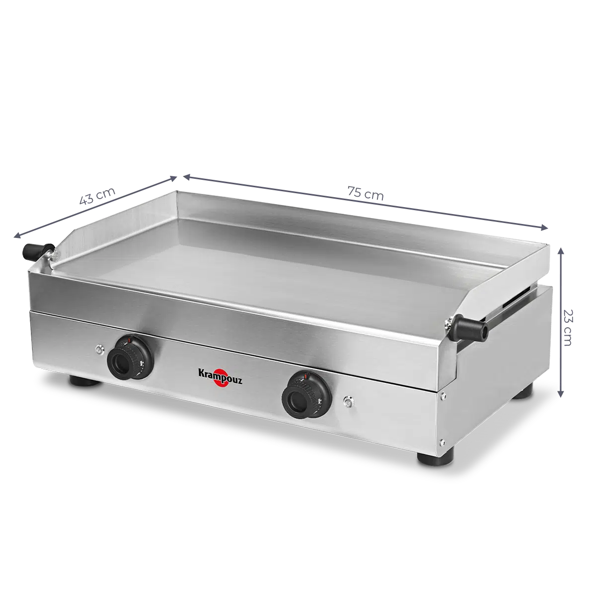 Krampouz Saveur électrique
plancha saine sans revêtement toxique