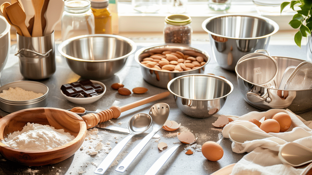 ustensiles de pâtisserie sains