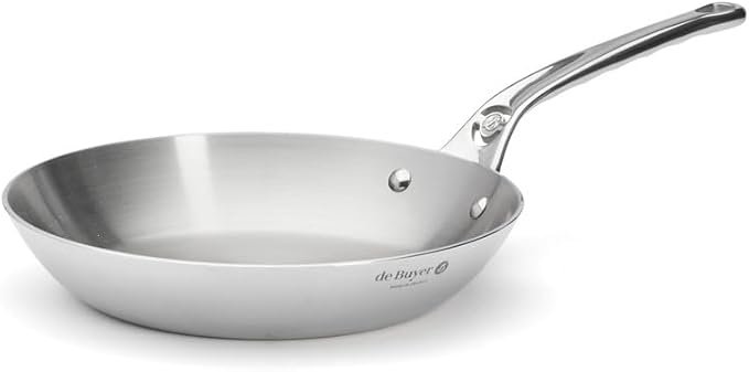 poêle inox sans téflon De Buyer Affinity 24 cm inox multicouche professionnelle