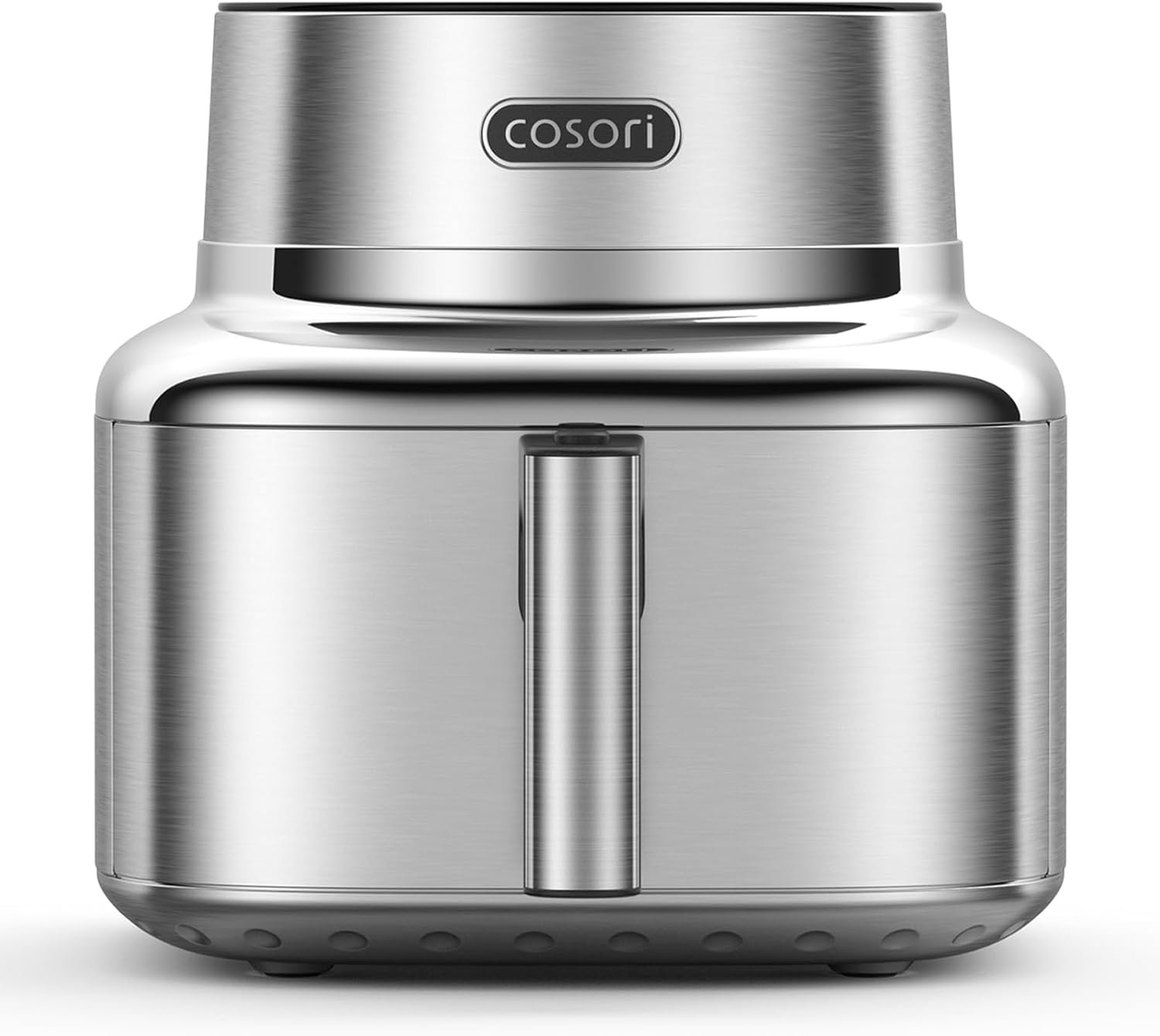 COSORI ICONIC Airfryer, 96% acier inoxydable, revêtement céramique sans PFAS ni BPA, Air fryer 7-en-1, jusqu’à 61% d’économie d’énergie, 50+ recettes,... Couleur:Argenté