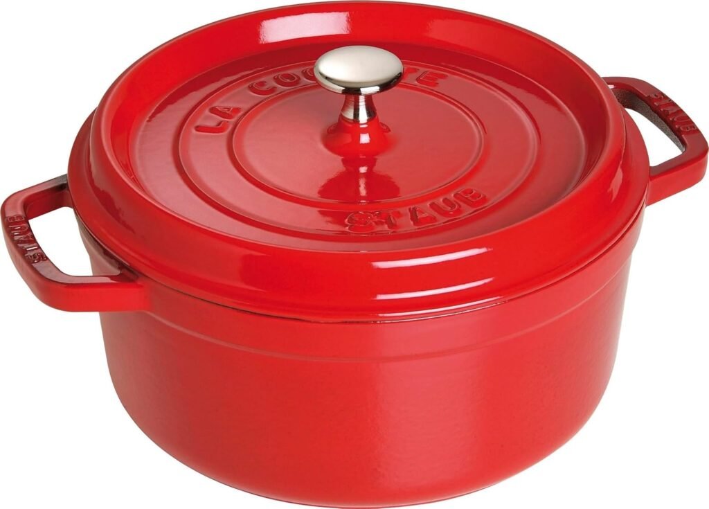 STAUB Cocotte en fonte, Ronde, Ø 24 cm, 3,7 L, Cerise