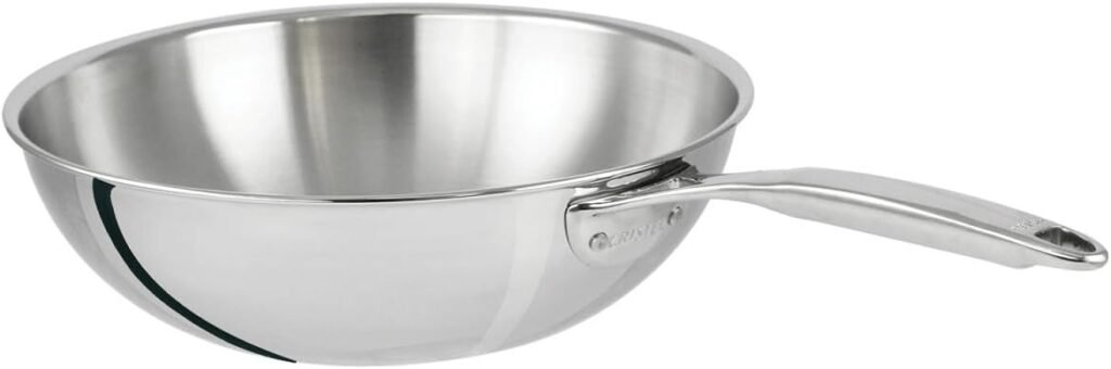 wok inox 28 cm cristel