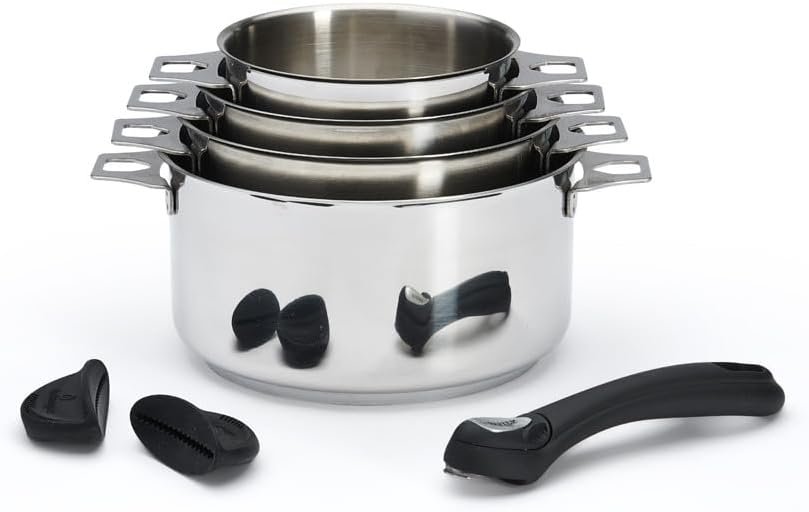 debuyer lot casseroles inox